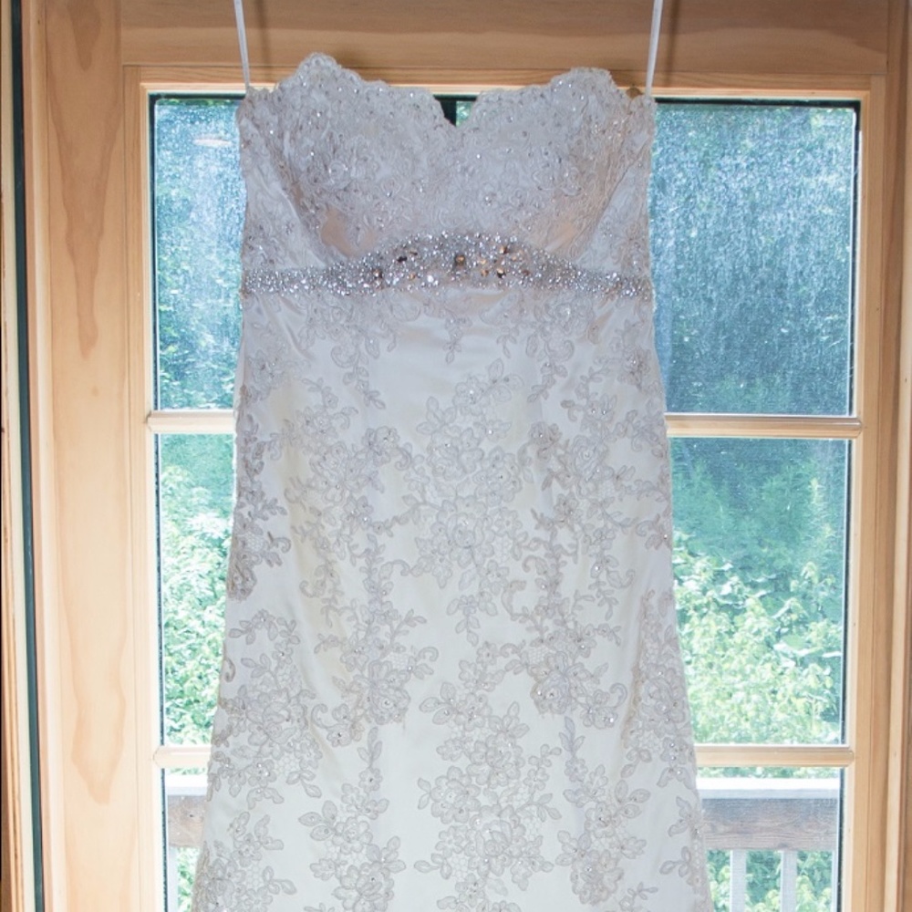 Lace Satin Wedding Dress Essense of Austra…